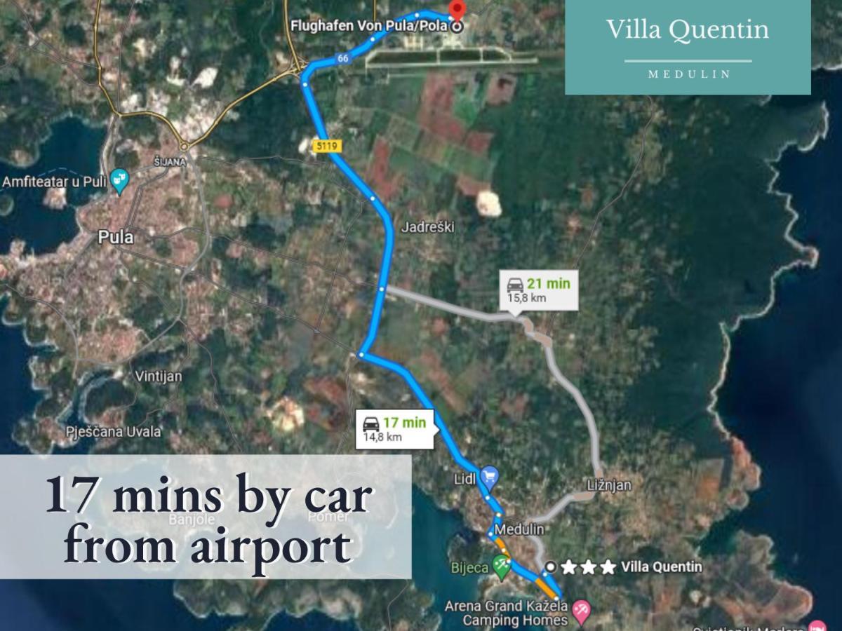 מדולין Villa Quentin - Quiet Place Close To Beach מראה חיצוני תמונה